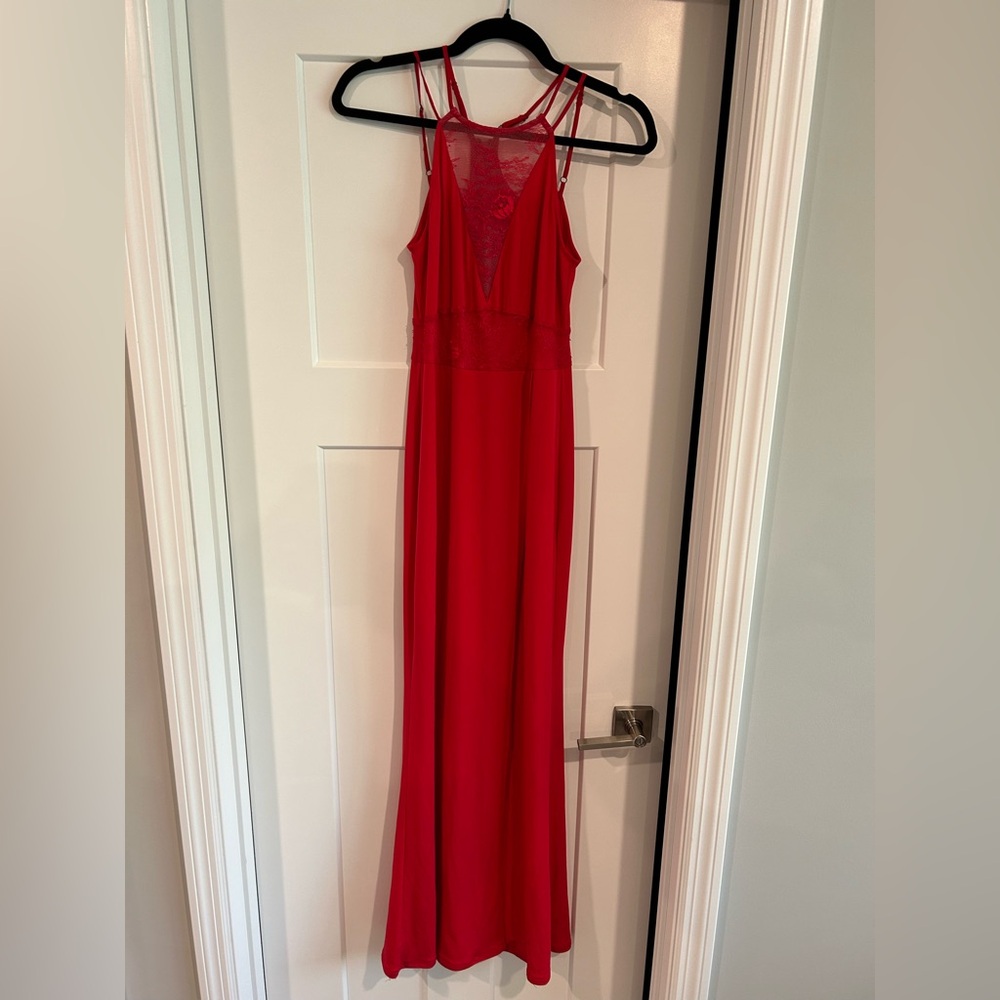 Red ballroom/prom dress